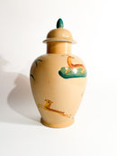 Vaso Potiche in Ceramica Ceramital Dipinto a Mano Anni 40