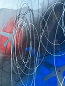 Dipinto Olio su Cartoncino Serie 'Spirali' di Roberto Crippa Anni 65-70