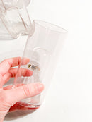 Set da Sei Bicchieri e Caraffa in Vetro di Murano di Cenedese e Albarelli Anni 70