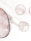 Set da Sei Bicchieri e Caraffa in Vetro di Murano di Cenedese e Albarelli Anni 70