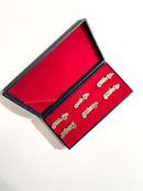 Set of 6 Silver Place Cards from the 1960s Alfa Romeo Collection