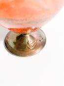 Bottiglia in Vetro di Murano Soffiato a Mano e Colata di Argento 925 Primi 900