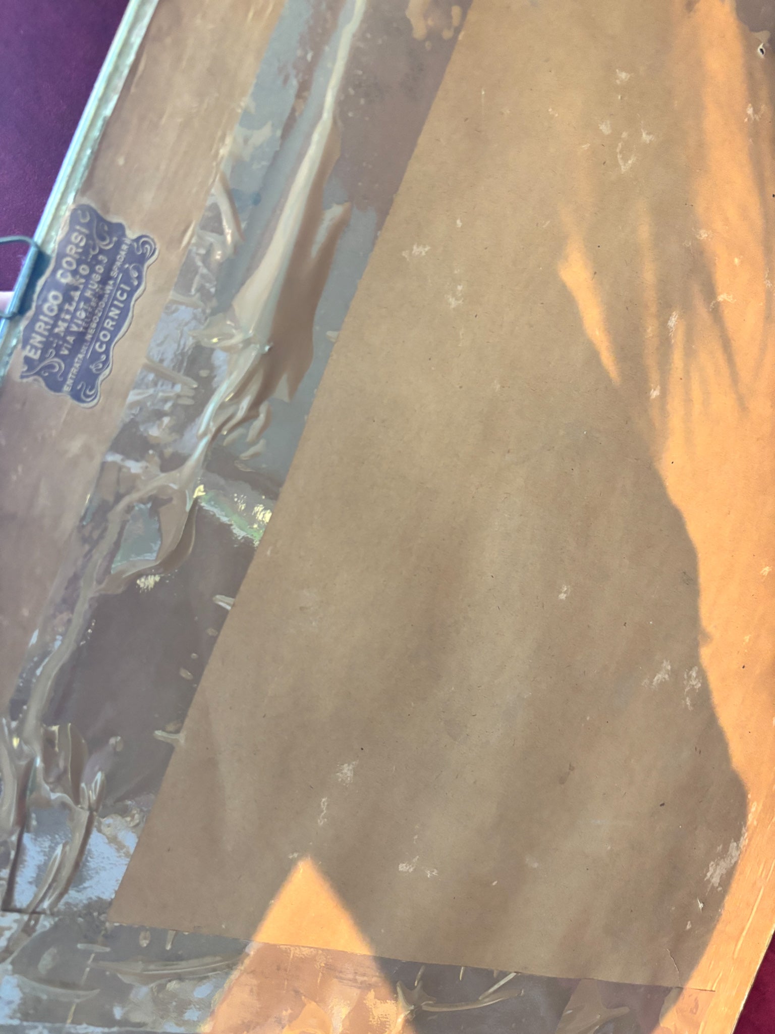 Oil Painting on Canvas of a Rural Landscape by Contardo Barbieri, 1940s