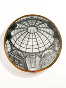 Piatto Piero Fornasetti Serie Cupole d'Italia, Cupola Galleria di Milano Anni 60