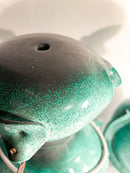 Pair of Bases for Male and Female Lamps Made of Ceramic from the 1960s