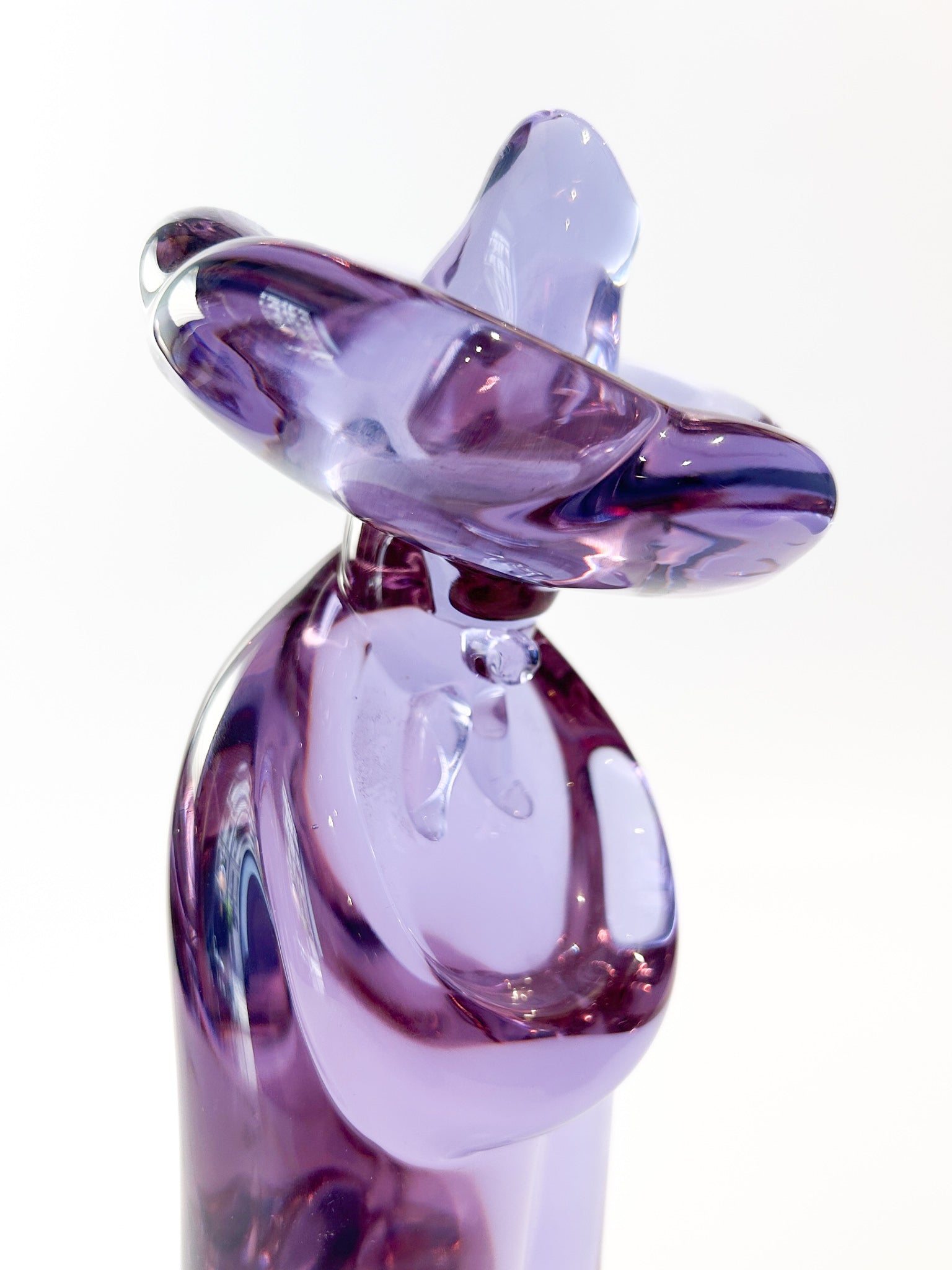 Mexican Sculpture in Blown Murano Glass by Archimede Seguso, 1970s