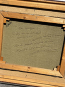 Dipinto Olio su Tela 'Alla Spiaggia' di Mario Cortiello Anni 60