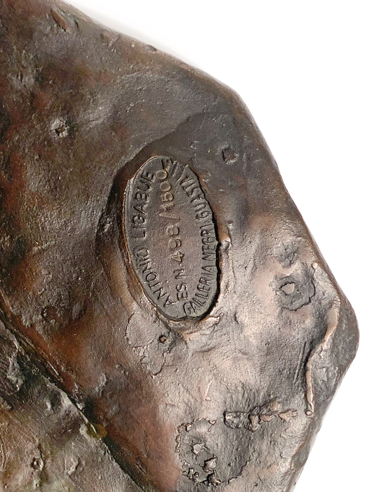 Bronze Sculpture of Fighting Animals by Antonio Ligabue, 1940s