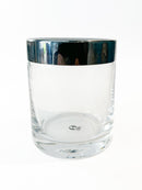 Potiche in Glass and Silver Metal by Lino Sabattini, 1970s