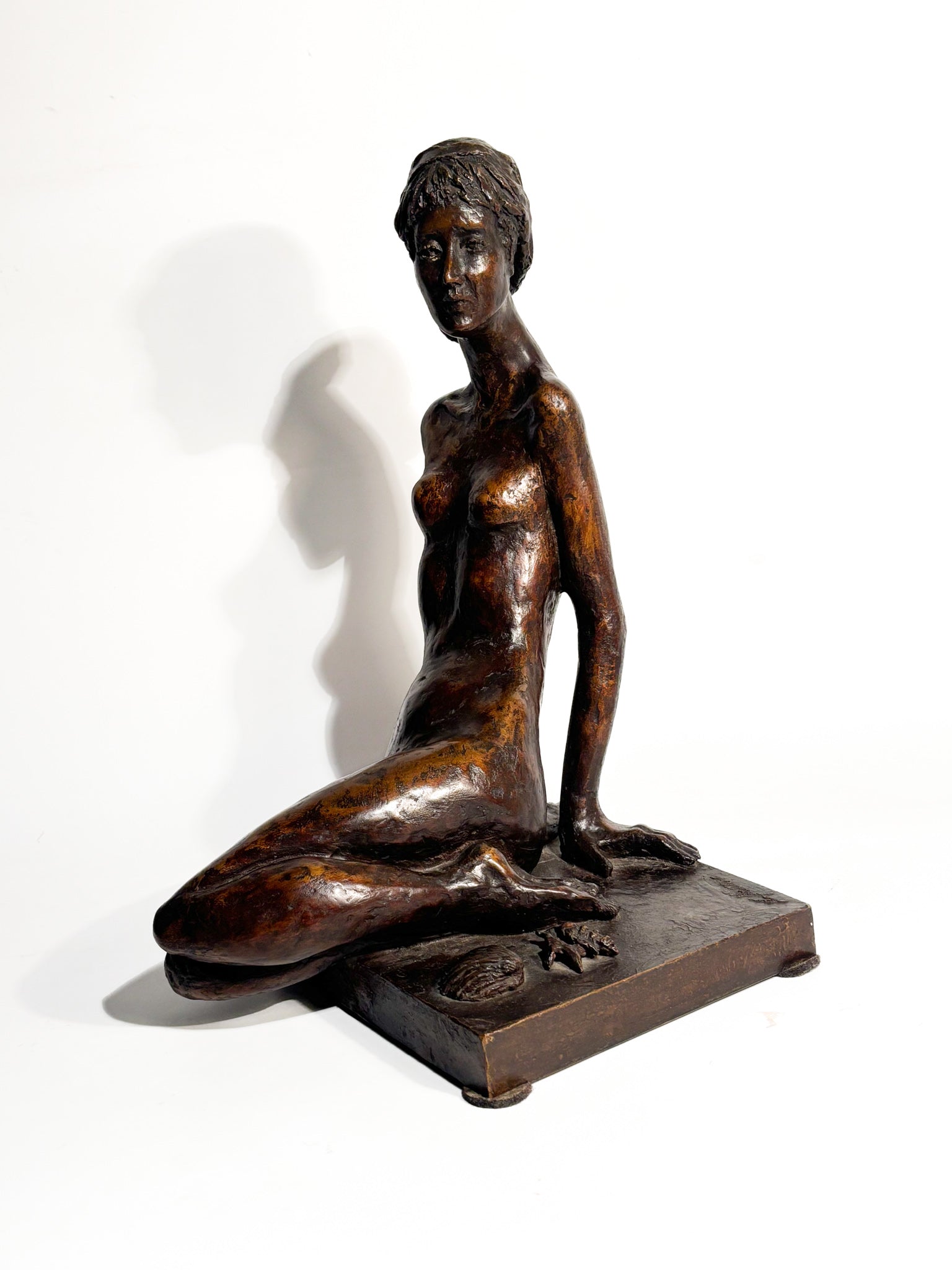 Sculpture of a Lady in Bronze by Italian Author 1920s