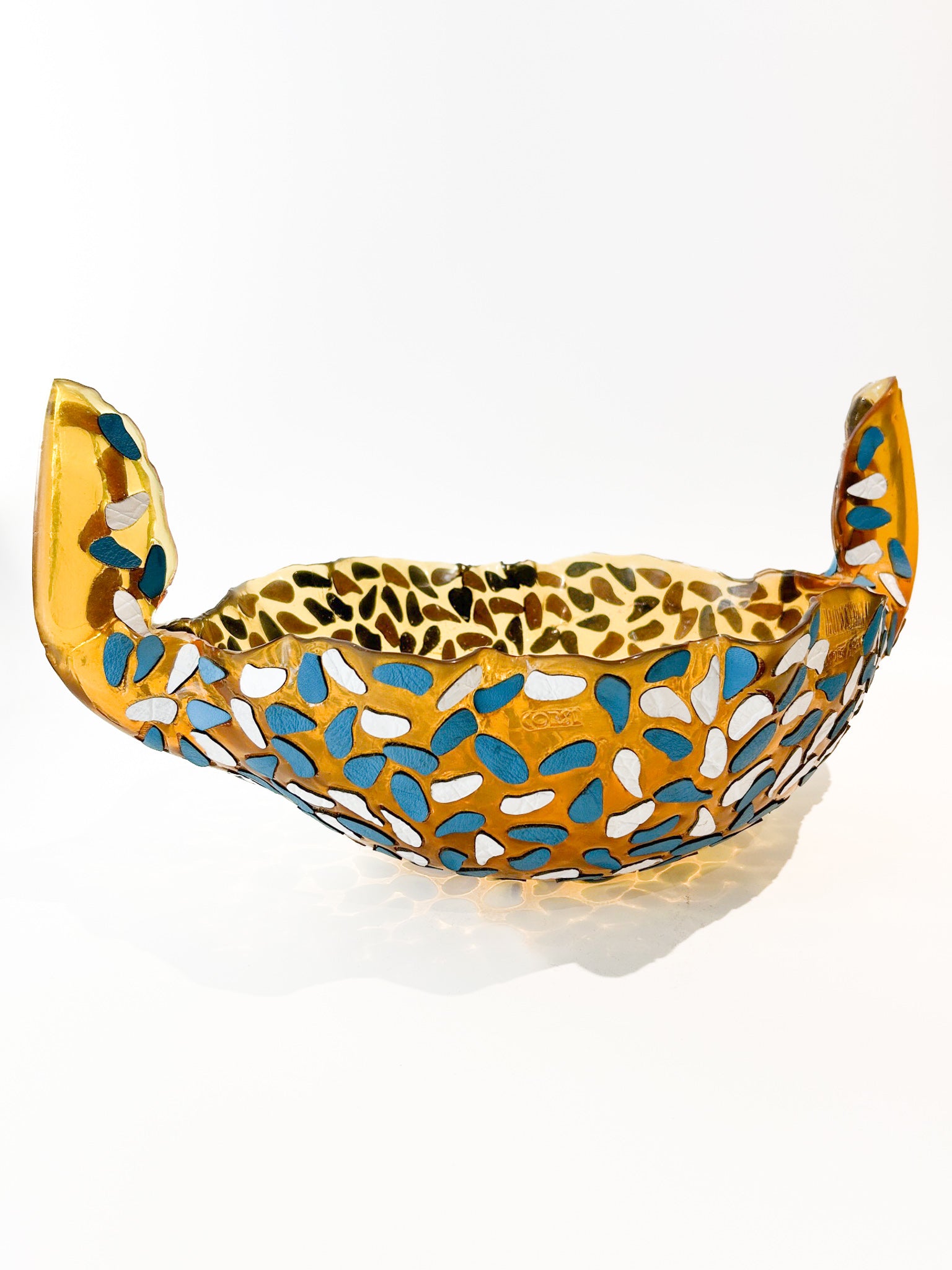 Fruit Basket in Resin and Leather by NativoCampana for Corsi Design 2015