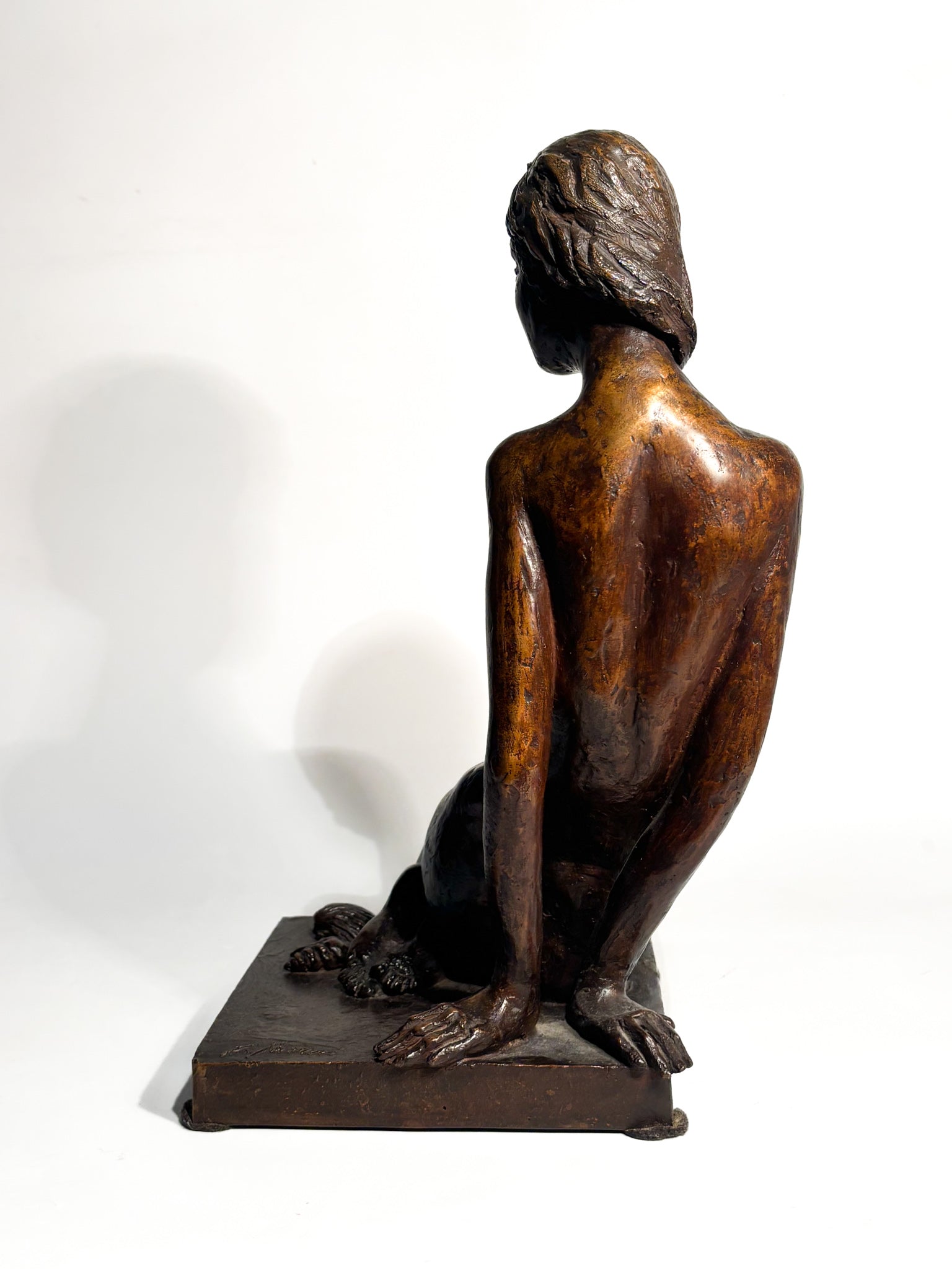 Sculpture of a Lady in Bronze by Italian Author 1920s