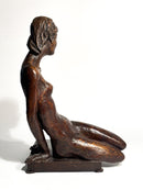 Scultura di Dama in Bronzo di Autore Italiano Anni 20