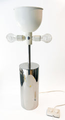 Table Lamp in Chromed Metal Produced by Reggiani from the 1970s