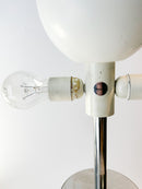 Table Lamp in Chromed Metal Produced by Reggiani from the 1970s