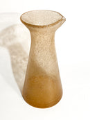 Vaso Caraffa in Vetro di Murano Pulegoso di Archimede Seguso Anni 50