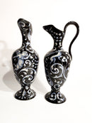 Pair of Hand-painted Ceramic Jugs by Alfredo Cartoceti Pesaro, 1920s