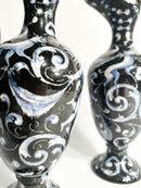 Pair of Hand-painted Ceramic Jugs by Alfredo Cartoceti Pesaro, 1920s