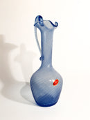 Hand-blown Light Blue Murano Glass Carafe from the 1950s