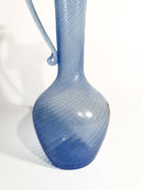 Hand-blown Light Blue Murano Glass Carafe from the 1950s