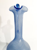 Hand-blown Light Blue Murano Glass Carafe from the 1950s