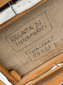 Dipinto Olio su Tela di Walter Pozzi 'Regata di Innamorati' Anni 70