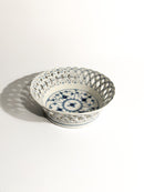 Royal Copenhagen White and Blue Porcelain Centerpiece from the 1950s