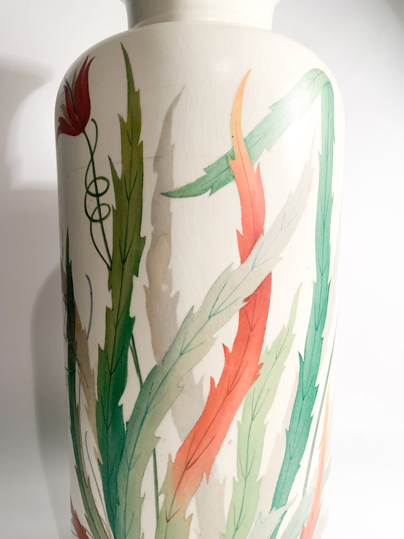 Porcelain Vase by Richard Ginori, Hand Painted from the 1920s