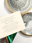 Serie da Sette Piatti "Cupole d'Italia" di Piero Fornasetti Anni '60