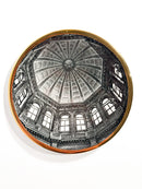 Serie da Sette Piatti "Cupole d'Italia" di Piero Fornasetti Anni '60