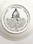 Serie da Sette Piatti "Cupole d'Italia" di Piero Fornasetti Anni '60