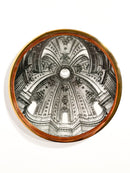 Serie da Sette Piatti "Cupole d'Italia" di Piero Fornasetti Anni '60