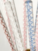 Set da 12 Bastoncini per Cocktail in Vetro di Murano di Venini Anni 80