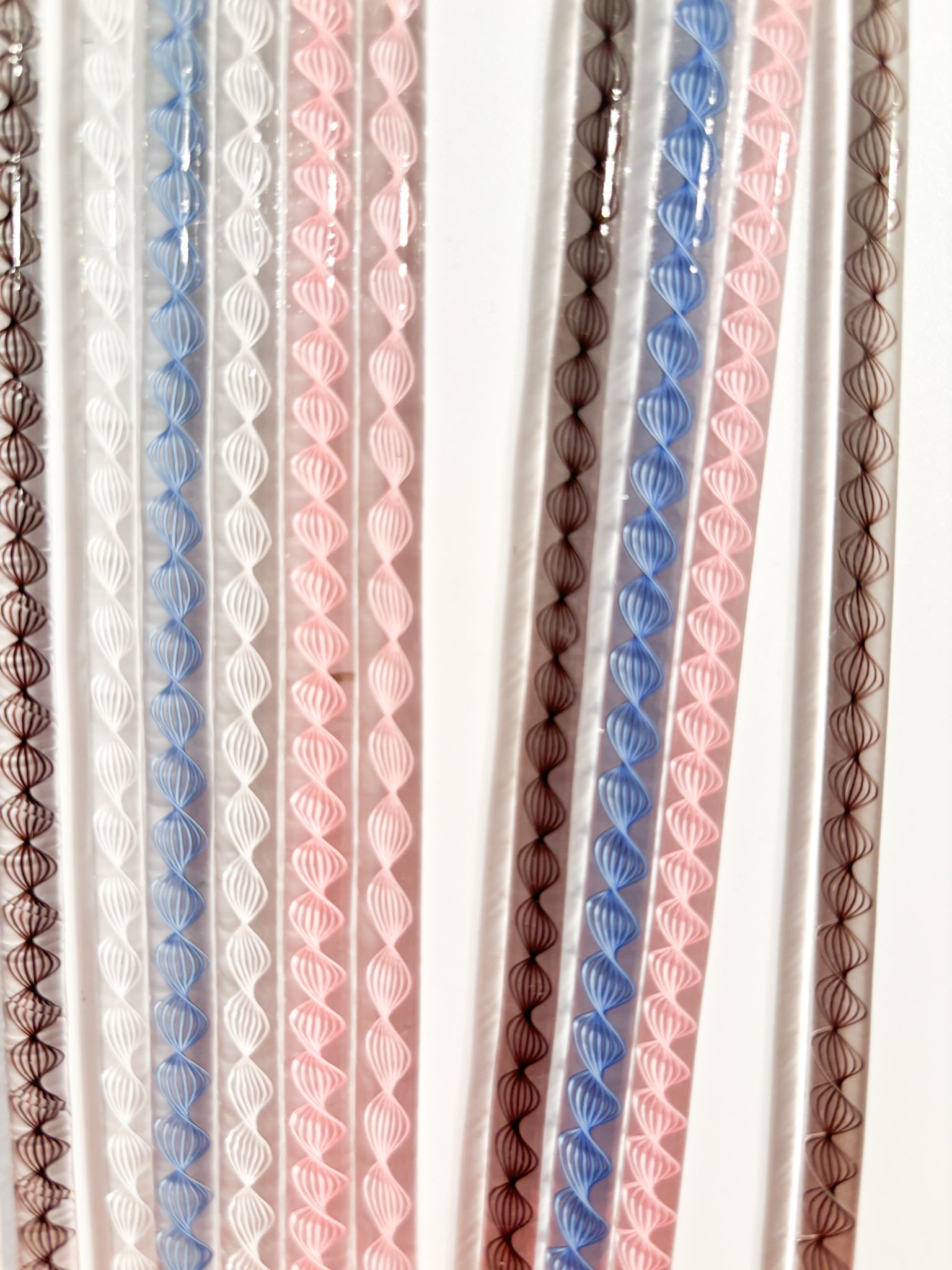 Set of 12 Murano Glass Cocktail Sticks by Venini from the 1980s