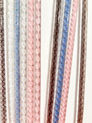 Set da 12 Bastoncini per Cocktail in Vetro di Murano di Venini Anni 80