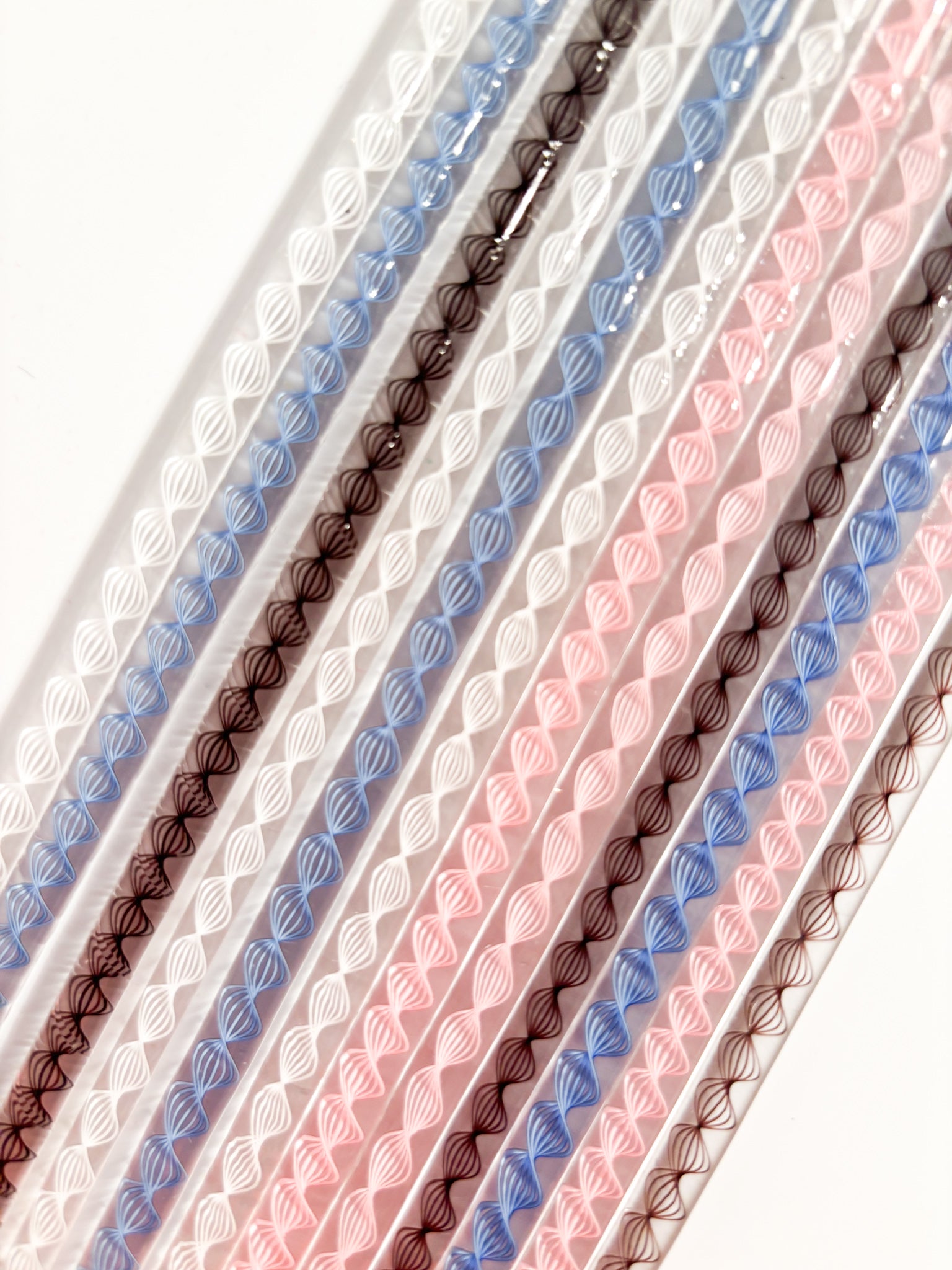 Set of 12 Murano Glass Cocktail Sticks by Venini from the 1980s