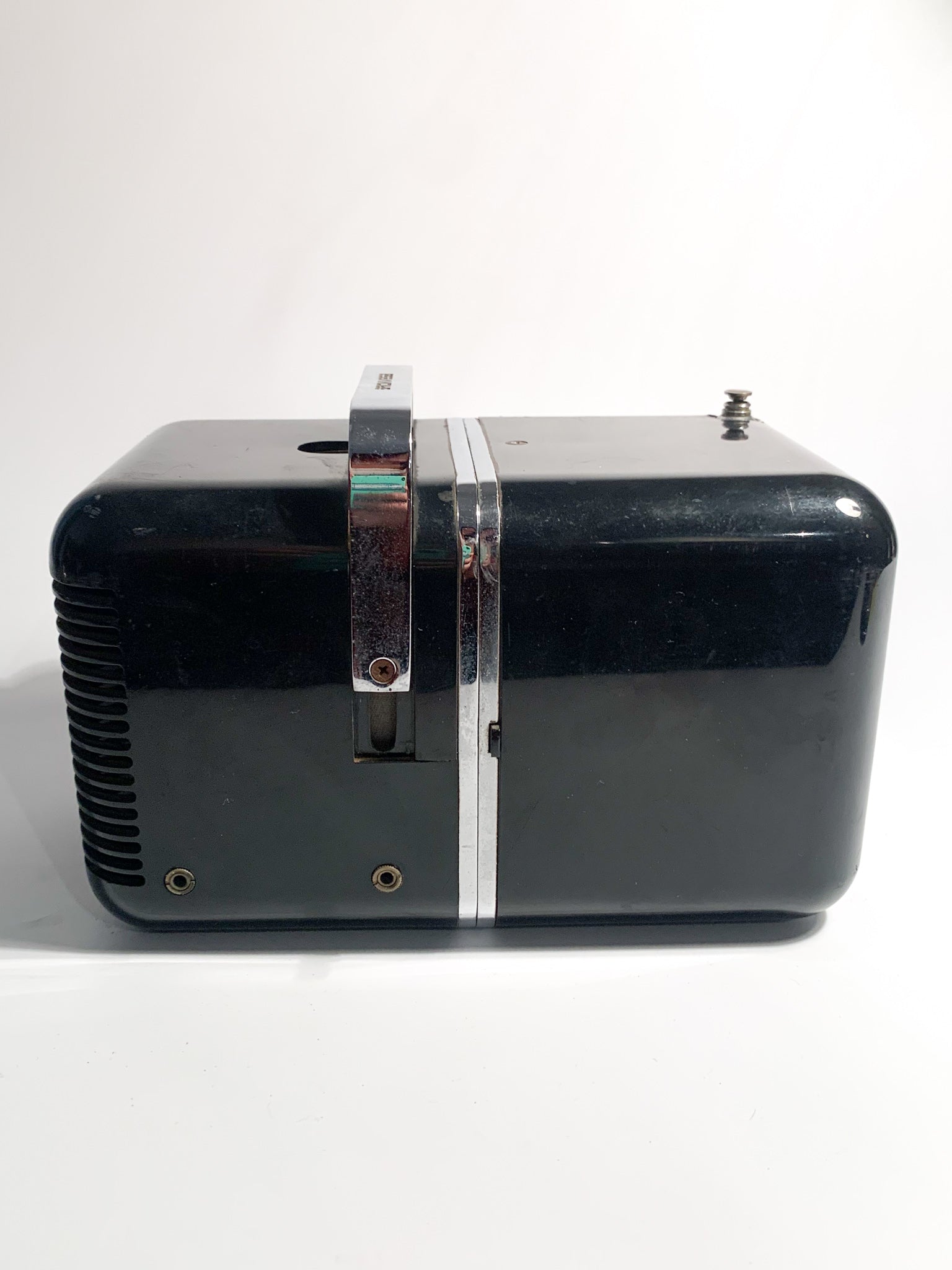 Radio Cubo Brionvega Black Designed by Richard Sapper and Marco Zanuso