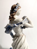 Scultura di Dama in Porcellana di Rosenthal Anni 40