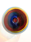 Vaso in vetro di Murano Multicolore Soffiato a Mano di La Murrina Anni 80