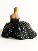 Figurine of Lady in Majolica Ceramic by Tarcisio Tosin, 1950s