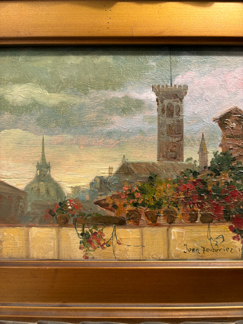 Oil on Panel Painting by Jean Fournier from 1913