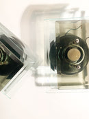 Pair of Veca Light Blue and Gray Crystal Wall Lights from 1970s