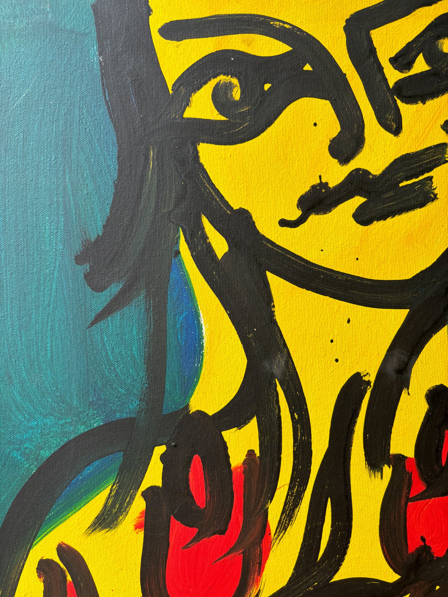 Figurative Oil Painting on Canvas by Gustavo Boldrini from 1976