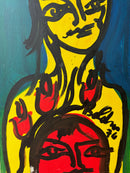 Dipinto Figurativo Olio su Tela di Gustavo Boldrini del 1976