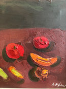 Dipinto Olio su Tela di Natura Morta di Attilio Alfieri Anni 70