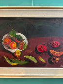 Dipinto Olio su Tela di Natura Morta di Attilio Alfieri Anni 70