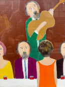 Dipinto Olio su Tela di Walter Pozzi Anni 70