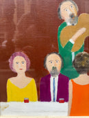 Dipinto Olio su Tela di Walter Pozzi Anni 70