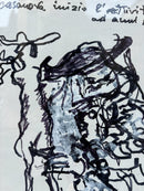 Tecnica Mista su Carta Intelata di Luciano Minguzzi Anni 70