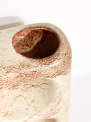 Vaso a Forma Astratta con Doppio Buco Anni 60